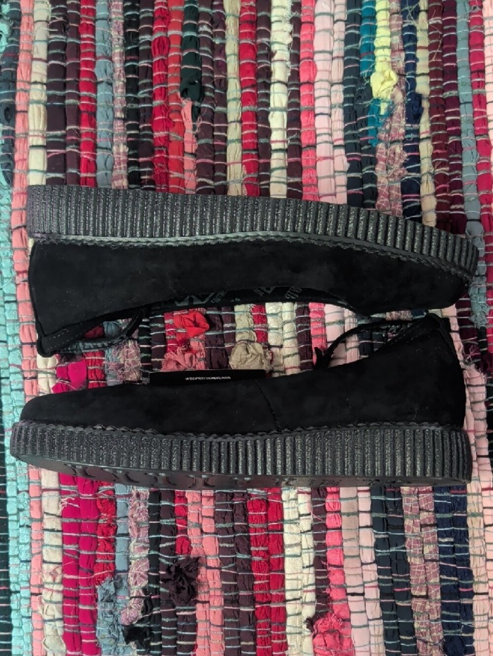 TUK Vegan Suede Flats - Picture 5 of 6